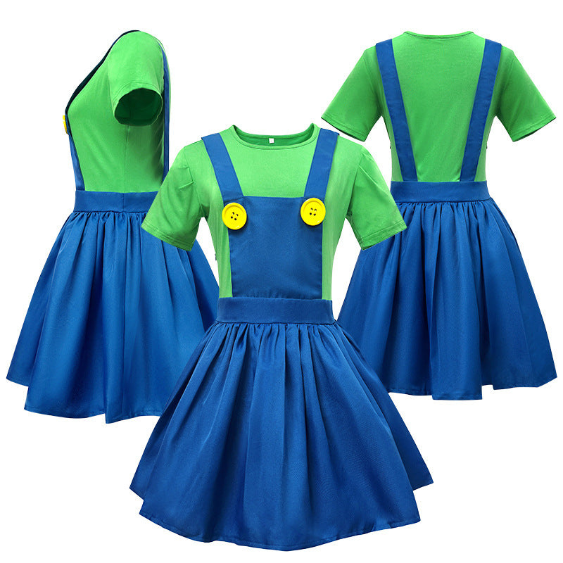 Mario Princess Peach Style Cosplay Costume for Women
