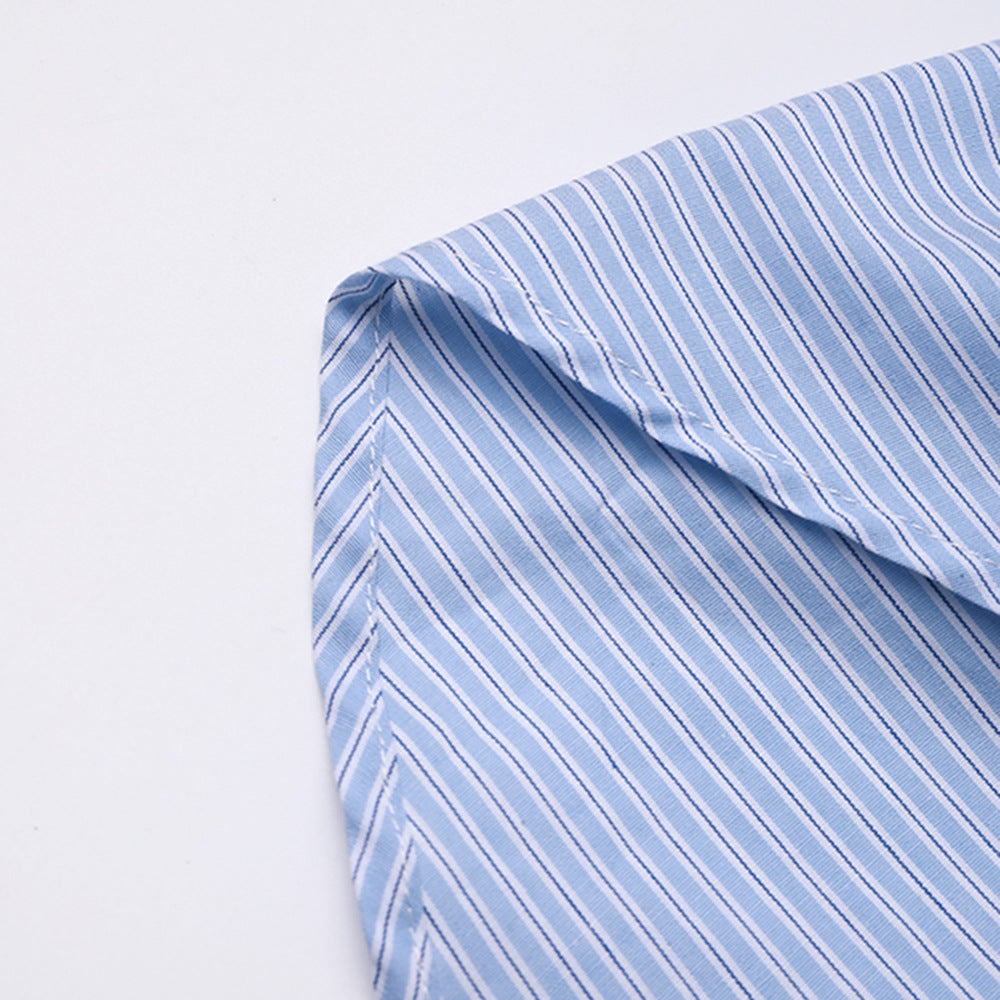 Designed Irregular Striped Long Sleeves Shirts for Women