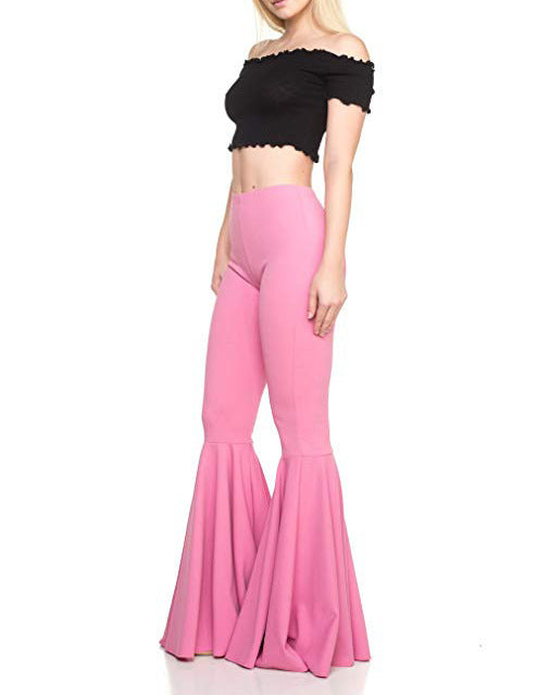 Sexy High Waist Mermaid Flare Pants