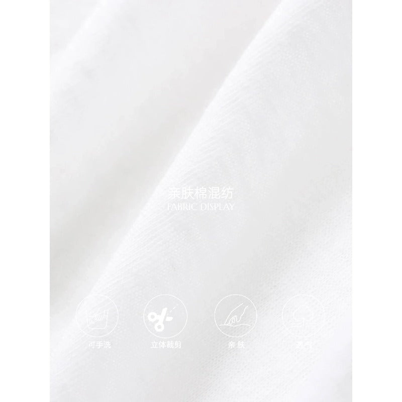 Oversized Round Neck Short-Sleeve T-Shirt for Women