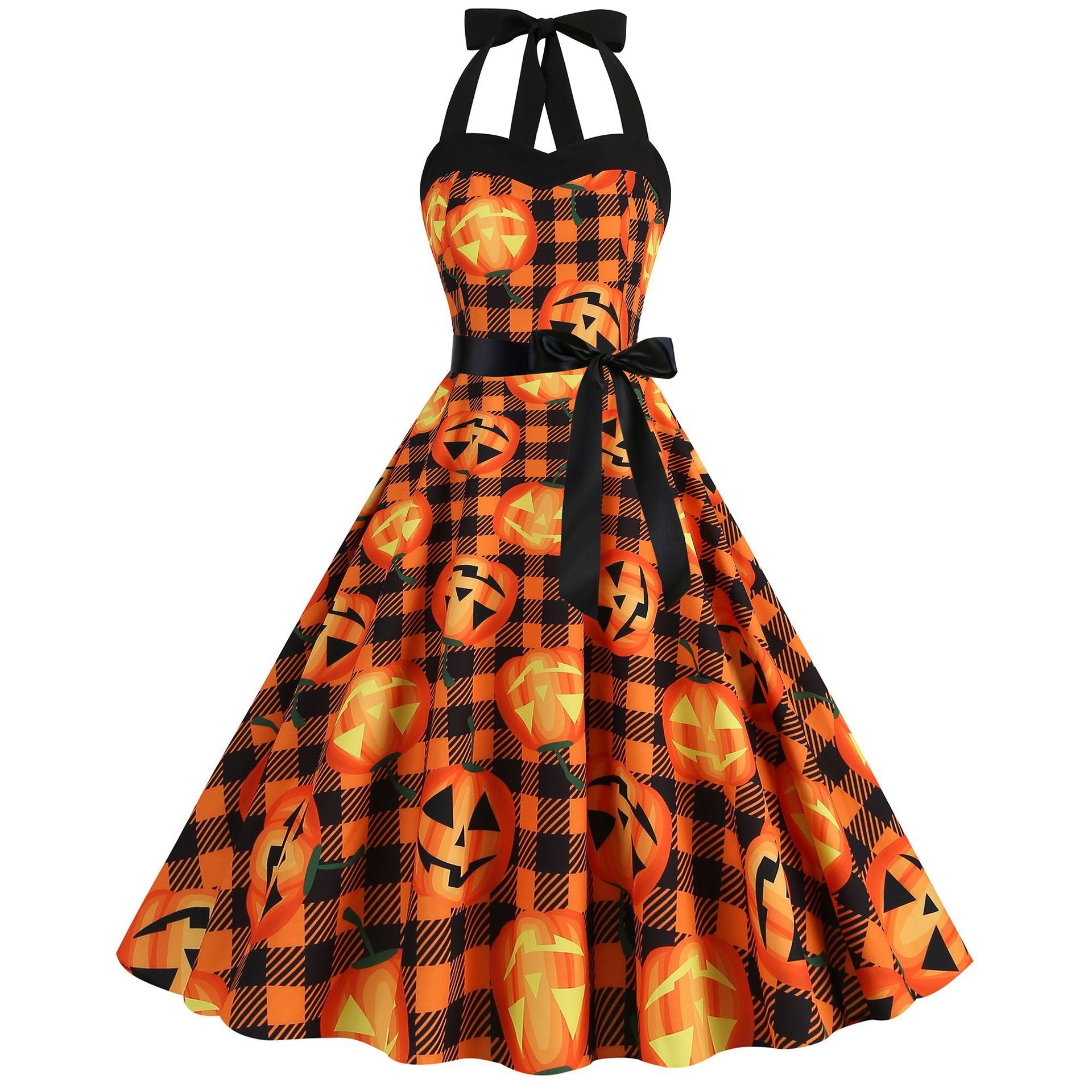 Elegant Vintage Halloween Dress
