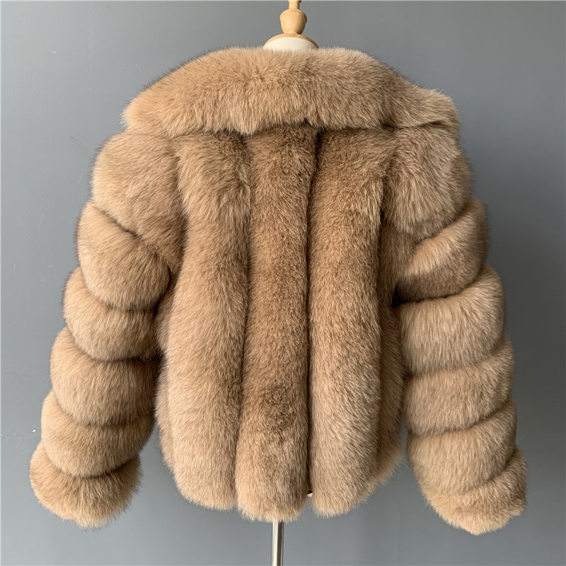 Fashion Artificial Fur Winter Short Coats for Women