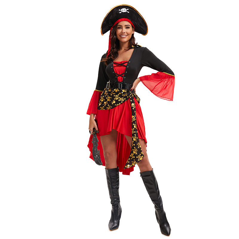 Women's Plus Size Pirate Costume - Halloween & Cosplay Roleplay Outfit