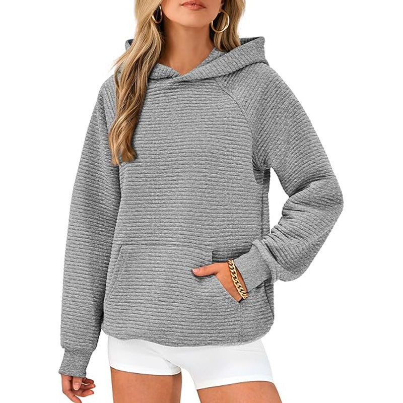 Fashion Long Sleeves Pockets Hoodies