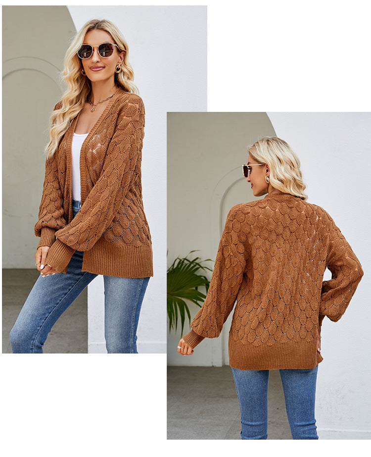 Casual Designed Knitted Cardigan Sweaters