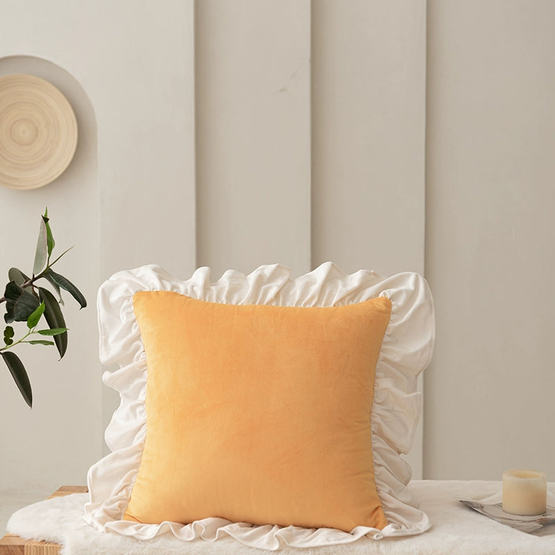 Reversible Flannel Lumbar Pillow Cover Inner