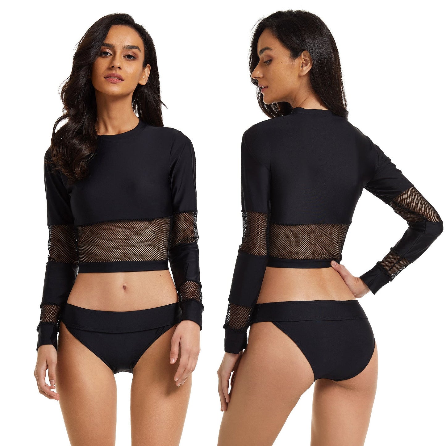 Sexy Black Diving Swimwear for Women