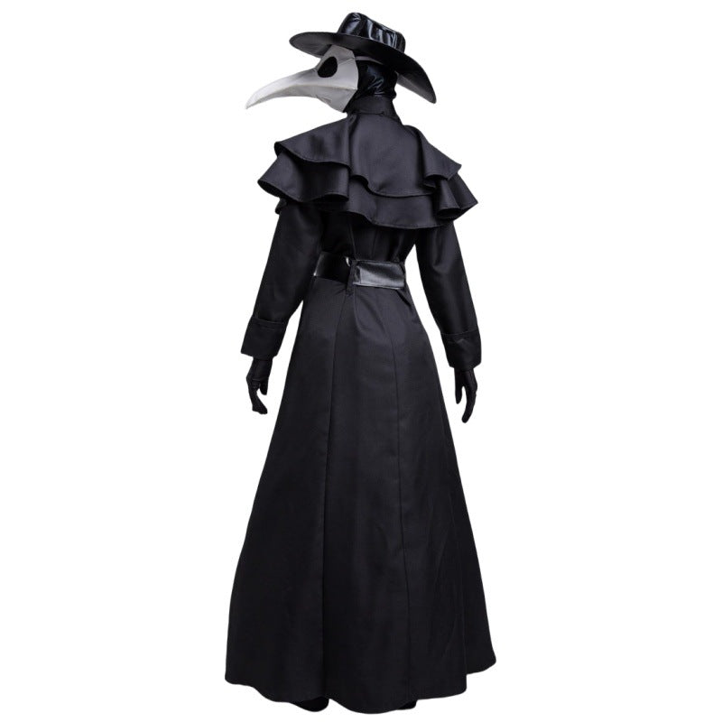 Halloween Medieval Steampunk Plague Doctor Costume for Adults