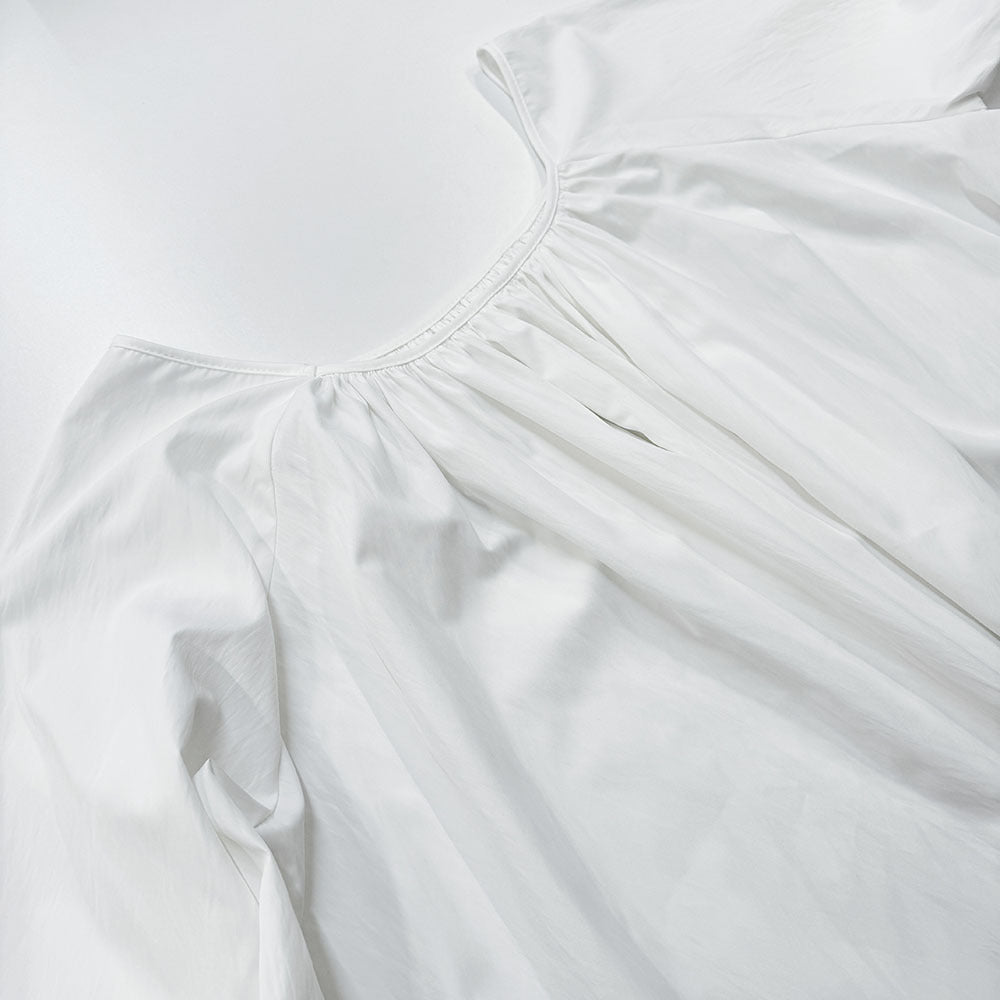 Boho Oversized Dress – Flowy Maxi Robe Dress in Solid Color-White-One Size-Free Shipping Leatheretro