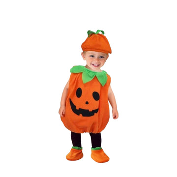 Adorable Kids' Halloween Pumpkin Costume