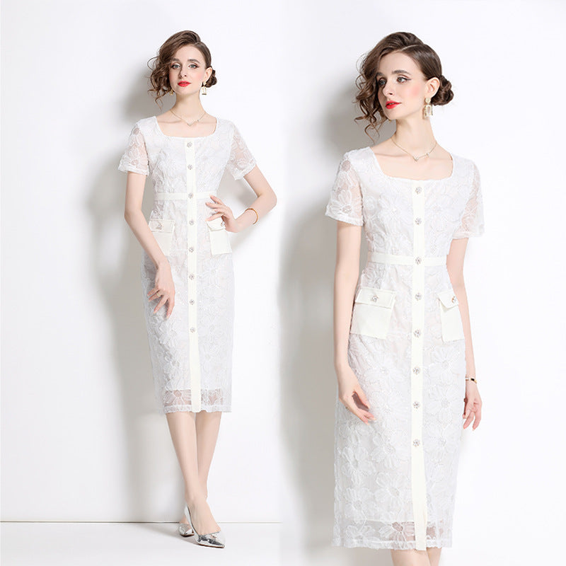 Designed Luxury Elegant Summer Lace Dresses