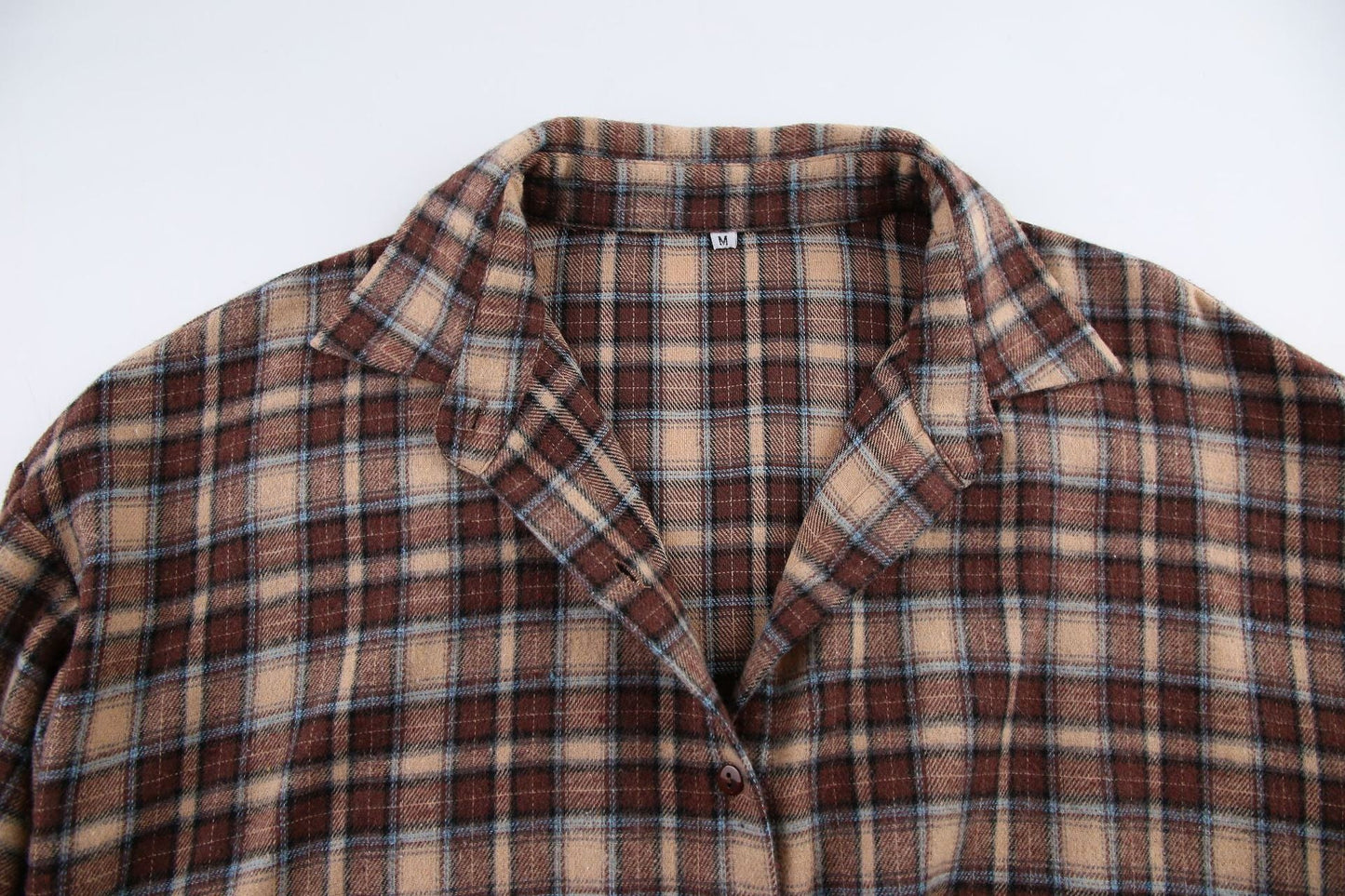 Designed Vintage Long Sleeves Plaid Shirts