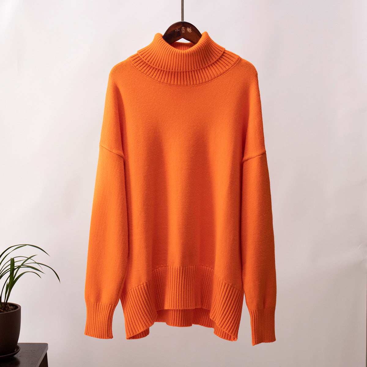 Classical High Neck Knitted Pullover Sweaters