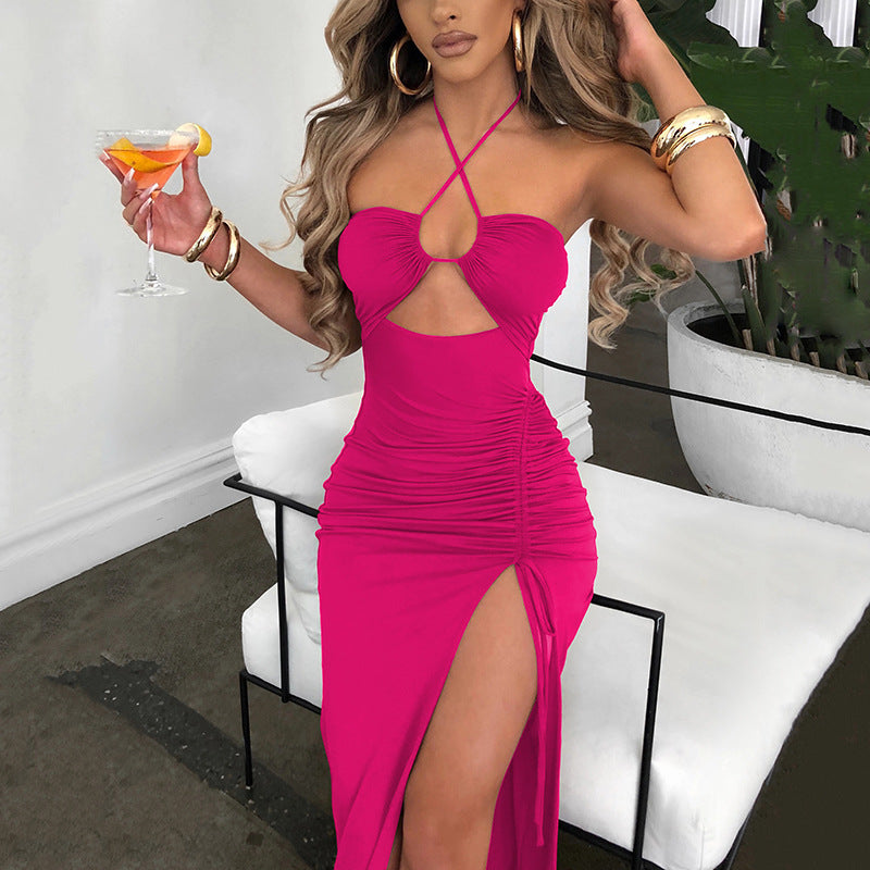 Sexy Halter Long Party Dresses