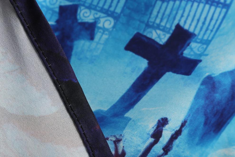 Halloween Print Fit & Flare Dress