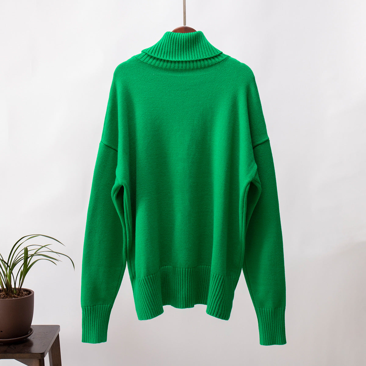 Classical High Neck Knitted Pullover Sweaters