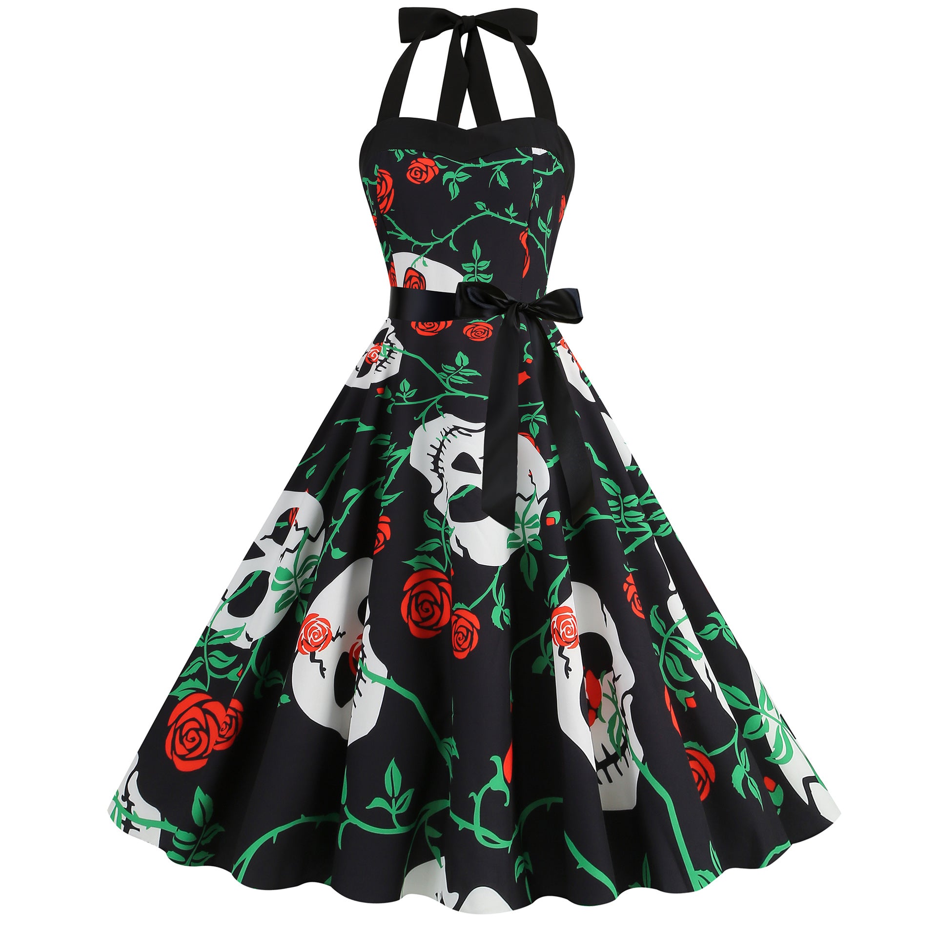 Elegant Vintage Halloween Dress