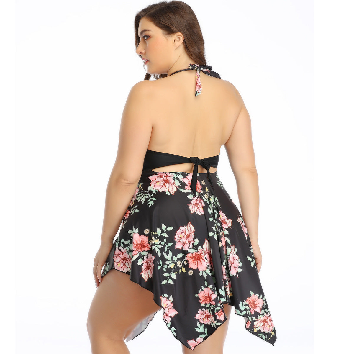 Women Plus Sizes Skirt Two Pieces Swimsuits