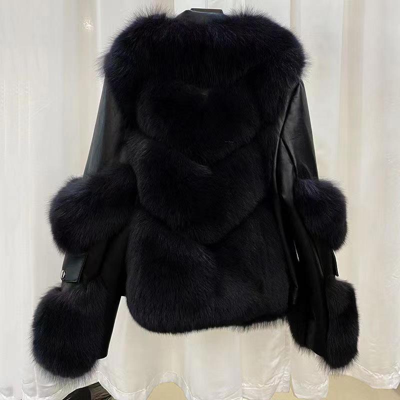 Fashion Faux Fur Ladies Jacket Coats