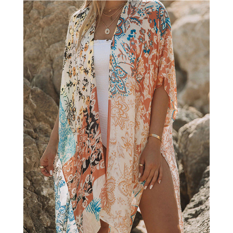 Summer Casual Chiffon Beach Cover Ups