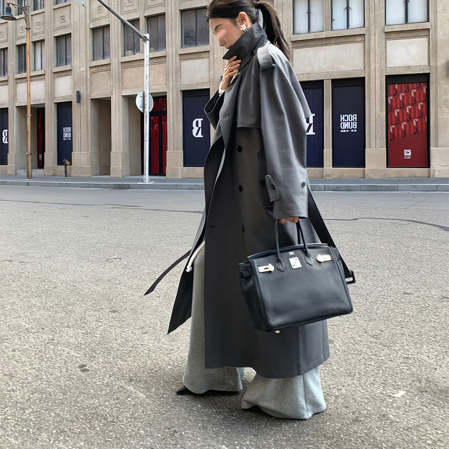 Women's Double-Breasted Trench Coat