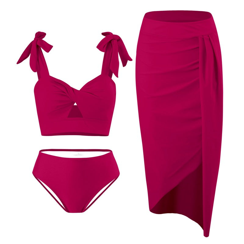 Sexy 3 Pieces Bikini Women Swimsuits Set