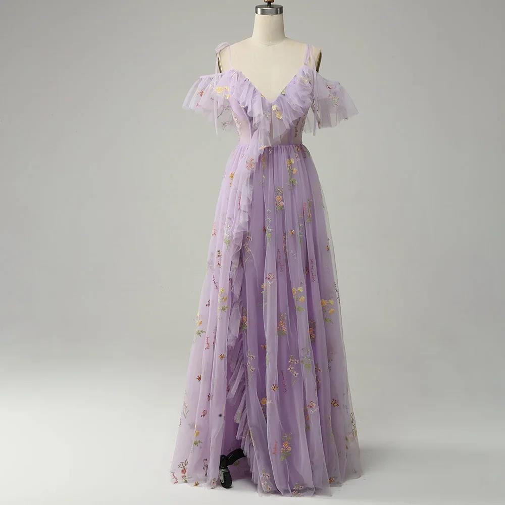 Elegant Sleeveless Long Bridesmaid Dress for Wedding Party and Formal Events