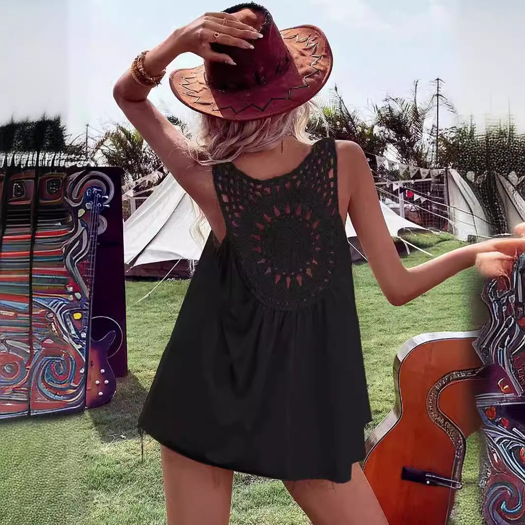 Fashion Lace Women Summer Tank Tops