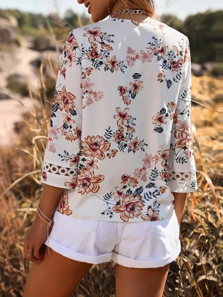 Summer Casual Women Blouses Shirts