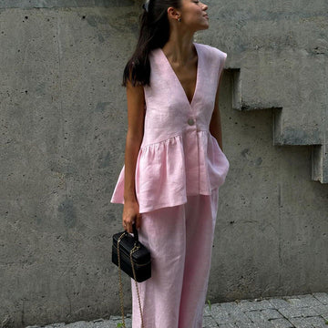 Women's Cotton Vest & Pants Set