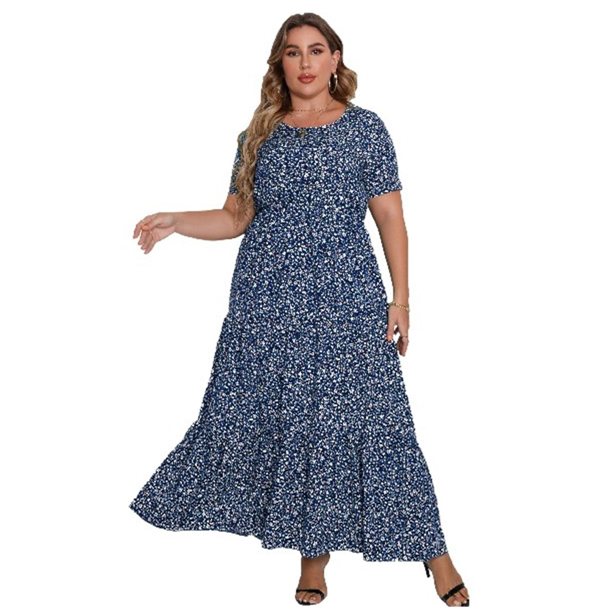 Plus Size Boho Beach Maxi Dress