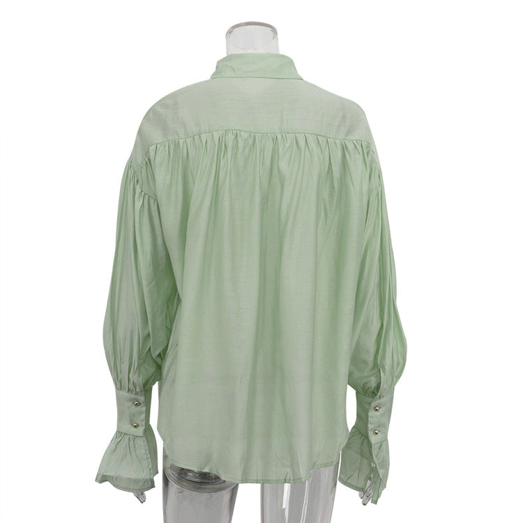 Women's Oversized Button-Down Shirt