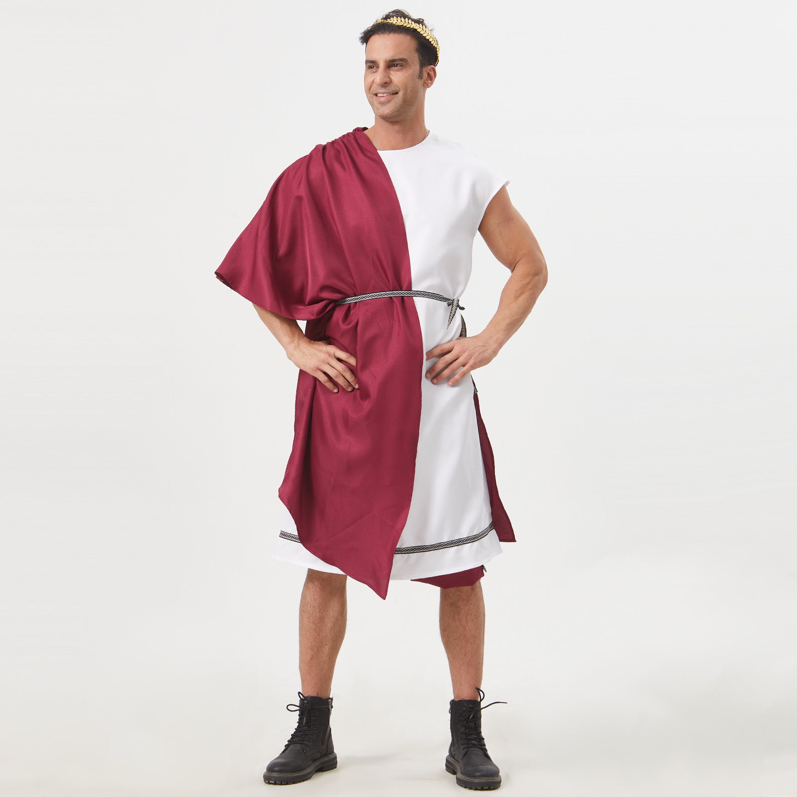 Greek Roman Toga Costume Set for Halloween Party & Cosplay