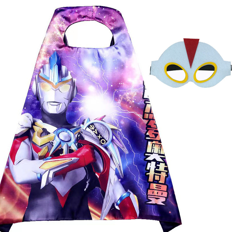 Kids Halloween Superhero Cape Costume