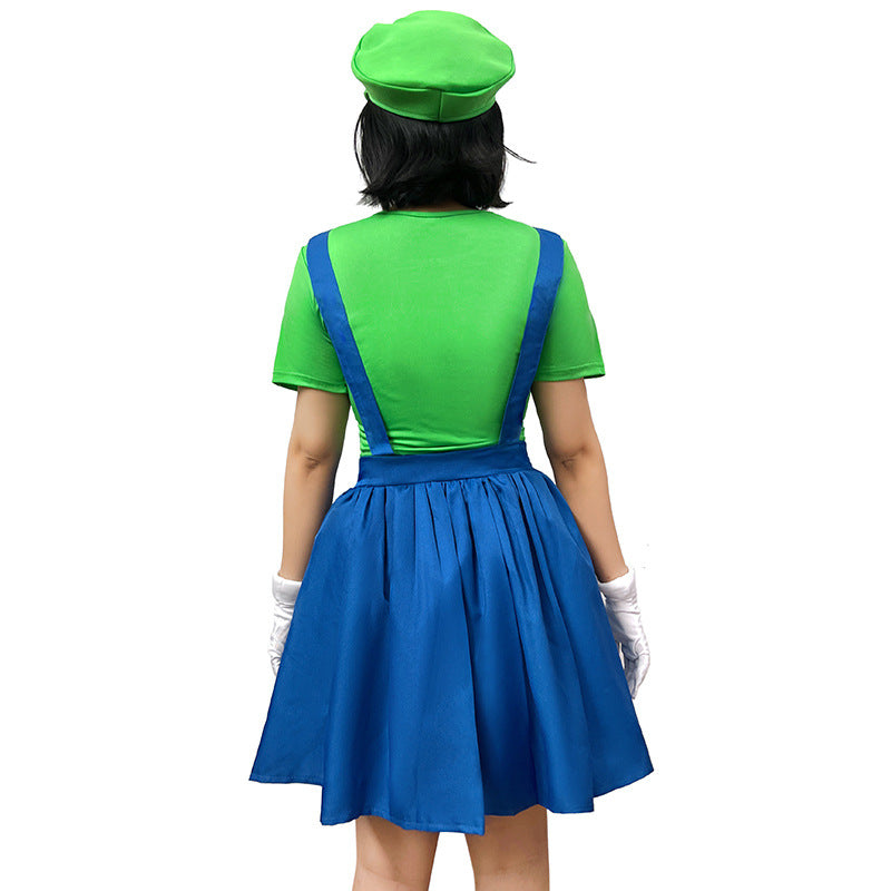Mario Princess Peach Style Cosplay Costume for Women