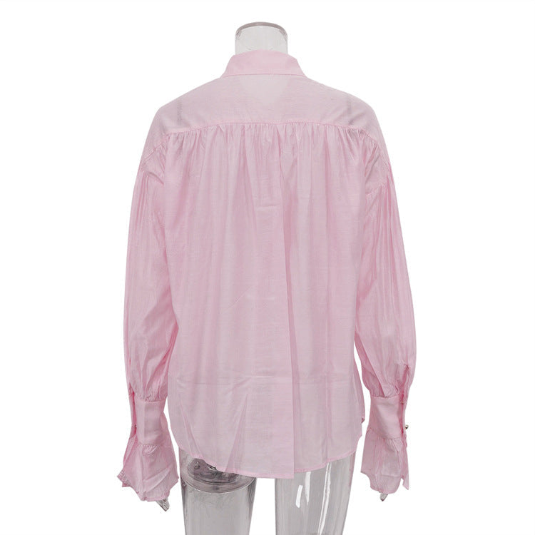 Women's Oversized Button-Down Shirt