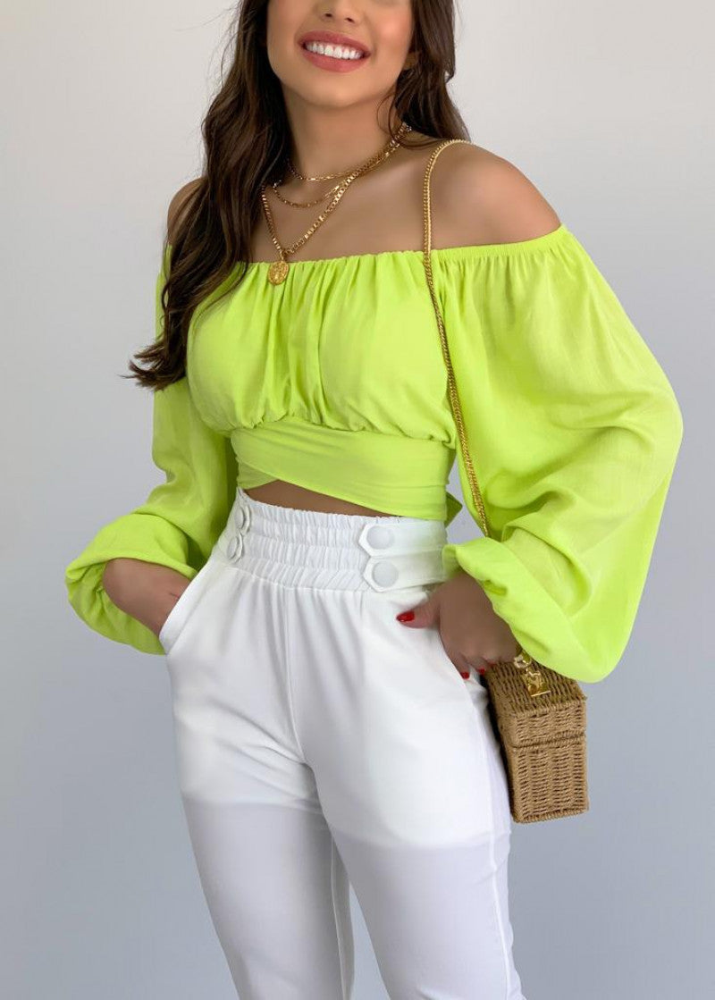 Sexy Off The Shoulder Summer Short Blouses Shirts