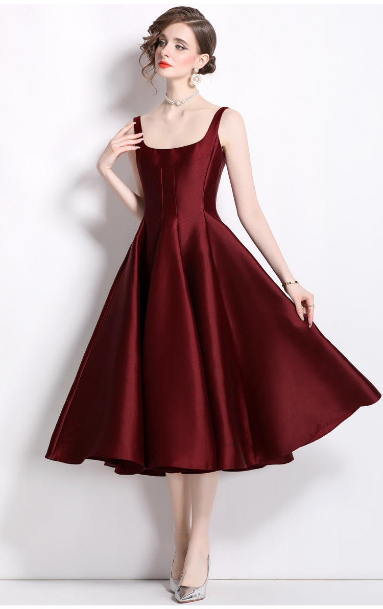 Vintage Simple Ball Evening Party Dresses