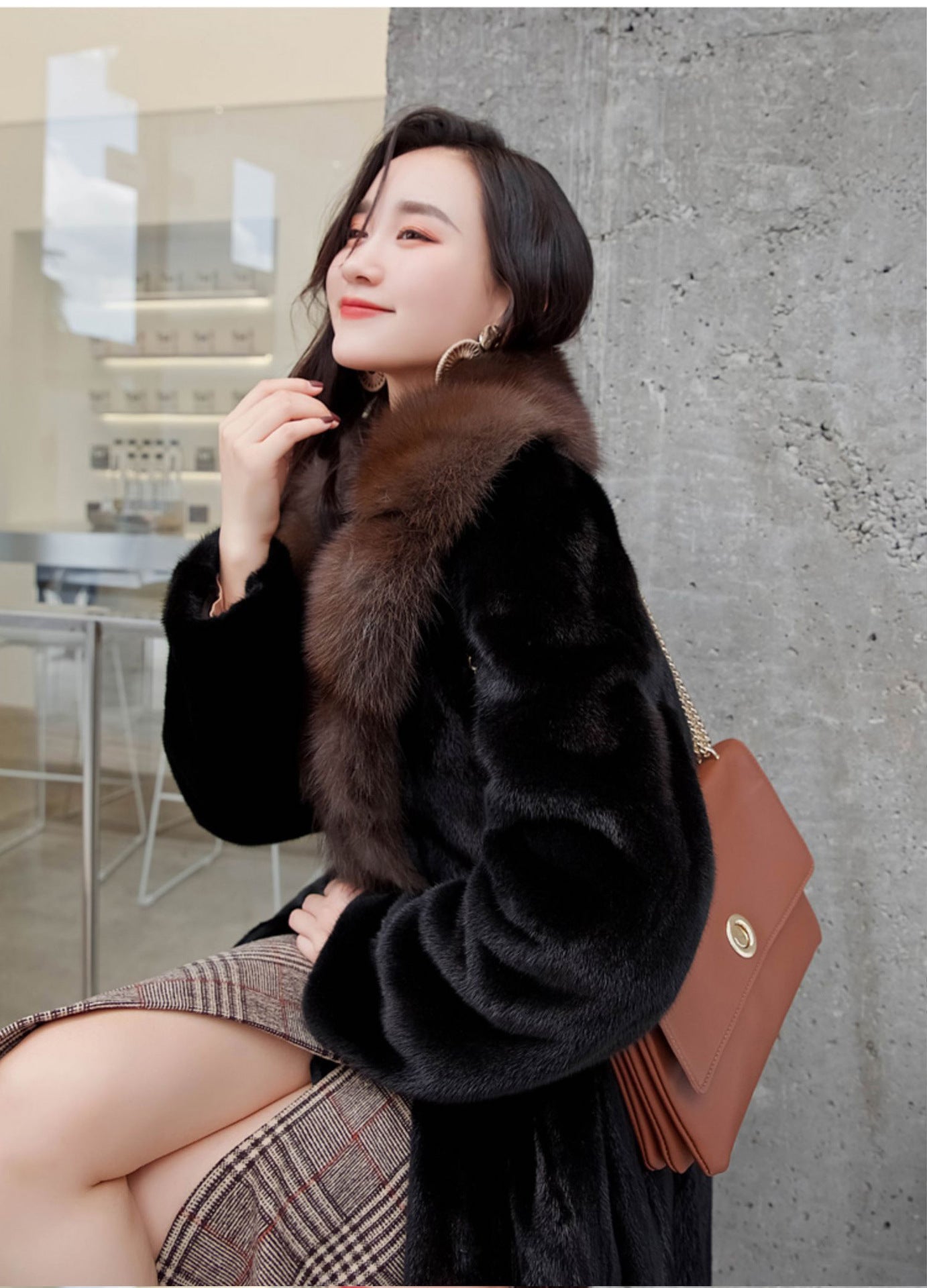 Luxurious Faux Fur Long Winter Overcoats for Women