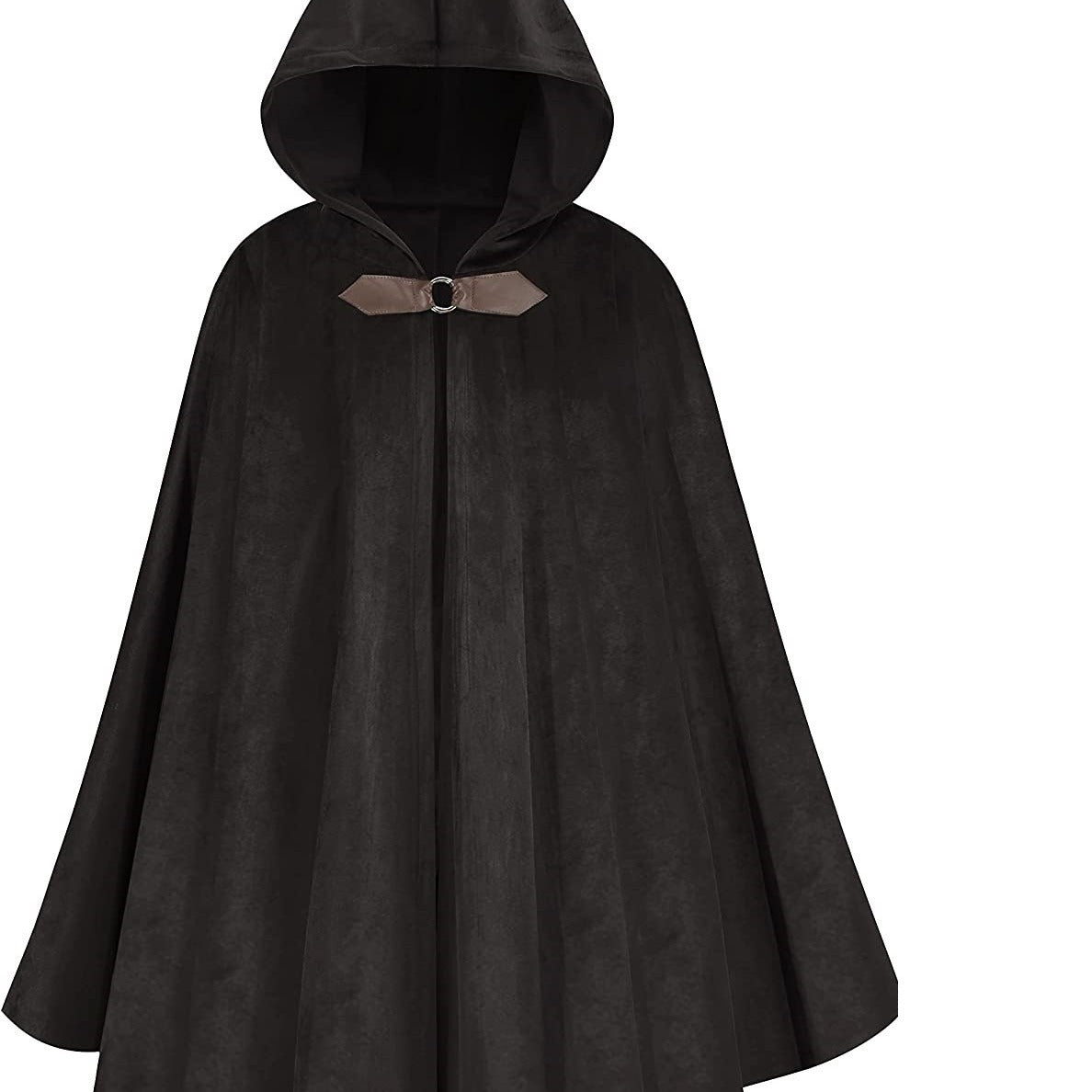 Medieval Deerskin Suede Cloak
