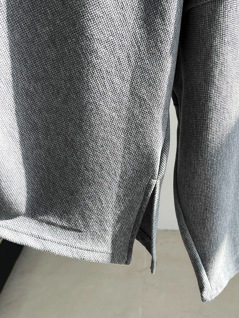 Designer Asymmetrical Shoulder Sweatshirt