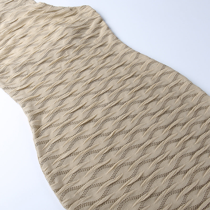 Sexy High Neck Backless Sheath Dresses-Dresses-Free Shipping at meselling99