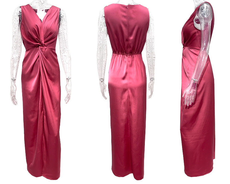 Sexy V Neck Sleeveless Summer Dresses