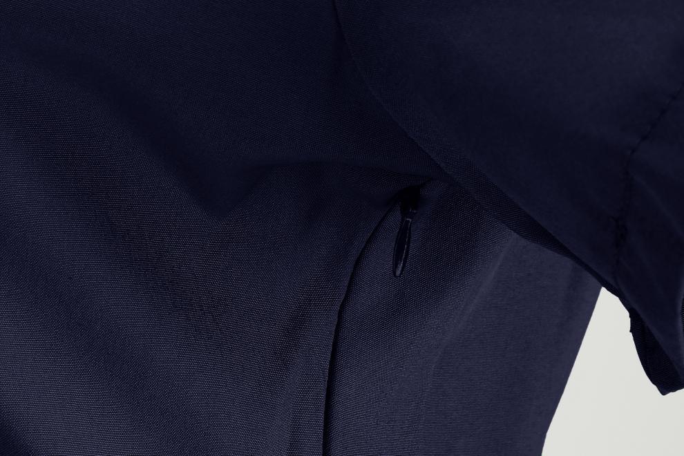 Women's Summer Party Dress with Notch Lapel and Flared Hem