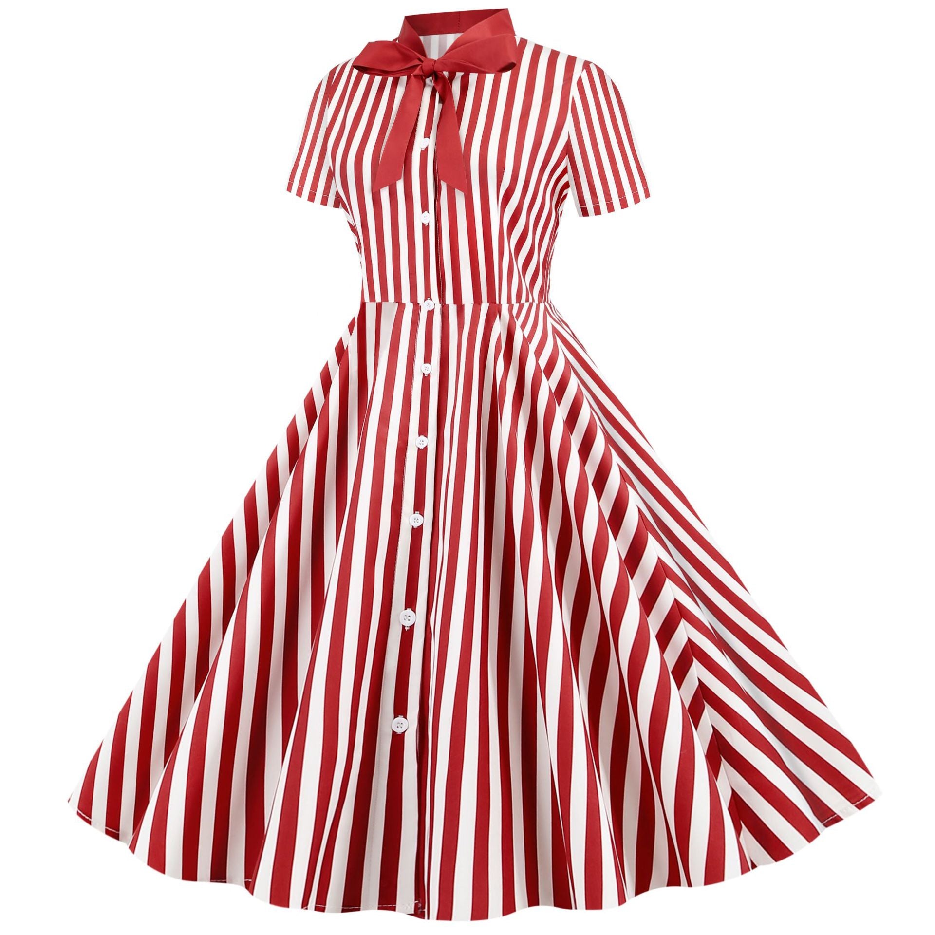 Summer Striped Off-the-Shoulder Bow Tie Party Maxi Dress with Flowy Skirt