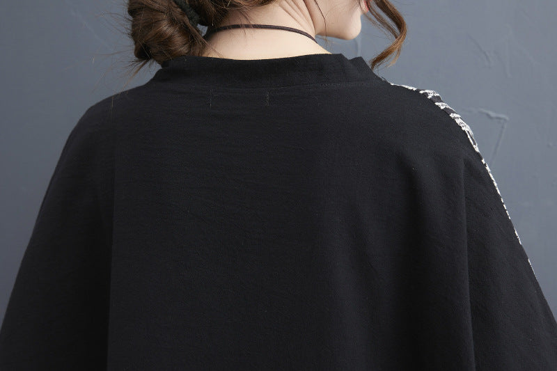 Vintage Pocket Design Plus Sizes Long Cozy Dresses-Dresses-Free Shipping at meselling99