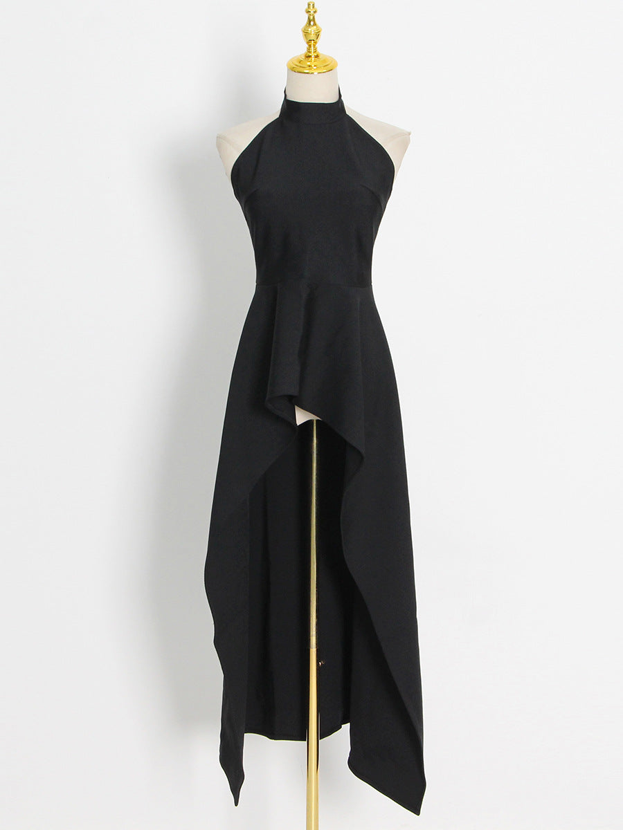 Women's Summer 2-Piece Set – Sleeveless Round Neck Waist-Cinching Slim-Fit Outfit