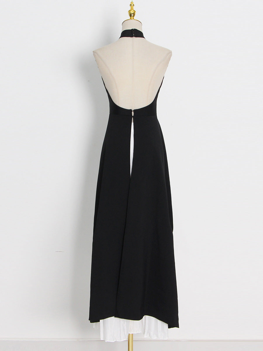 Women's Summer 2-Piece Set – Sleeveless Round Neck Waist-Cinching Slim-Fit Outfit