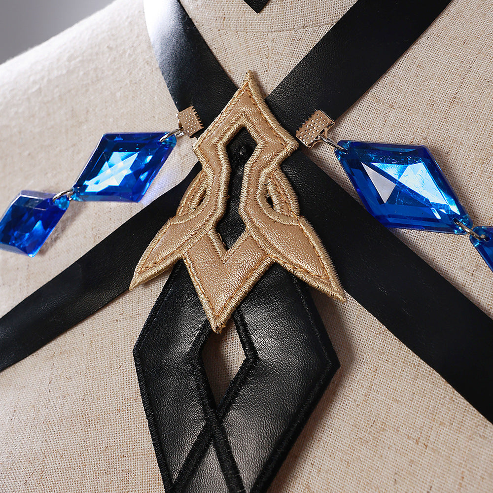 Genshin Impact Skirk Cosplay Costume-New Silk Kirk Clothing + Accessories-S-Free Shipping Leatheretro