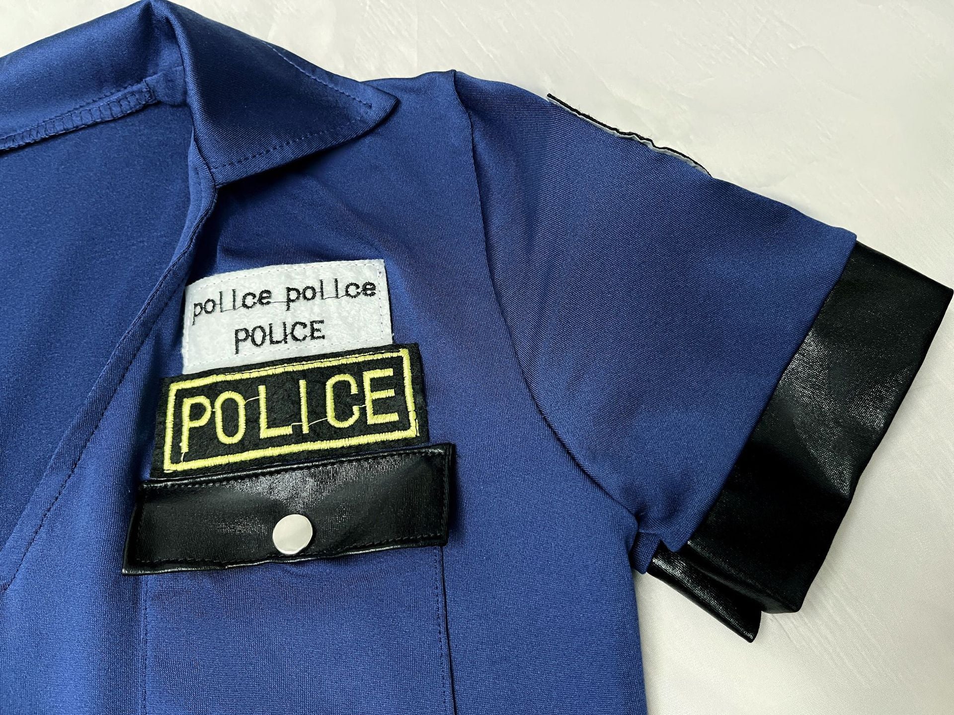 Sexy Halloween Cosplay Party Outfit with Zipper Detail